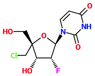 (image for) MC085434 5'-Chloromethyl-2'-deoxy-2'-fluorouridine